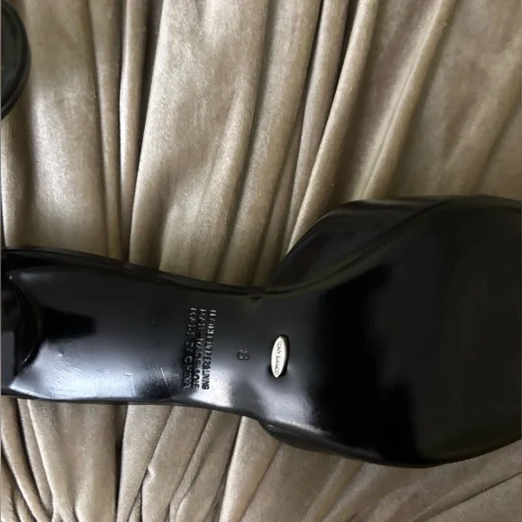 Tony Bianco Sleek Black Mules - Picture 5 of 8